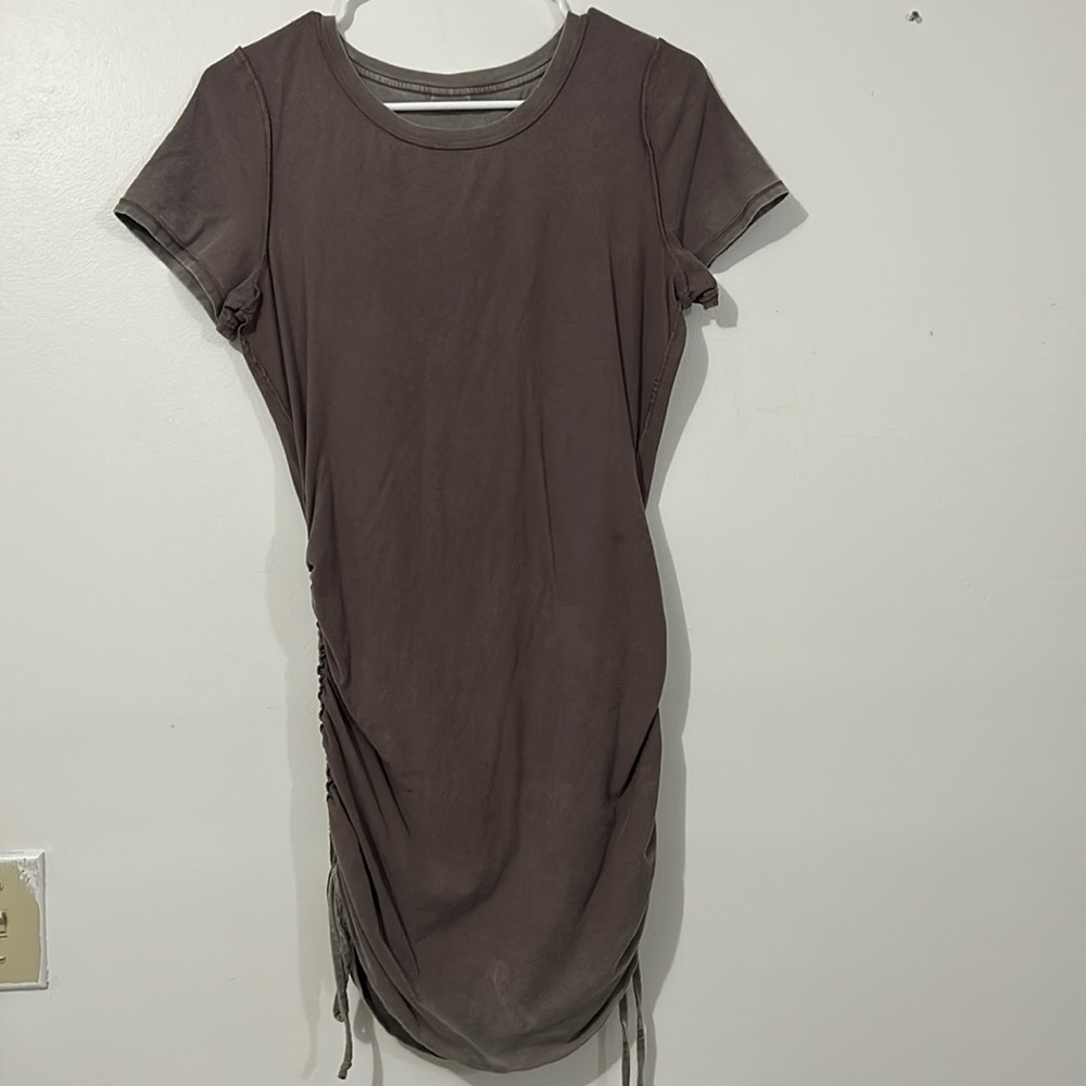 Mini dress- distressed purple